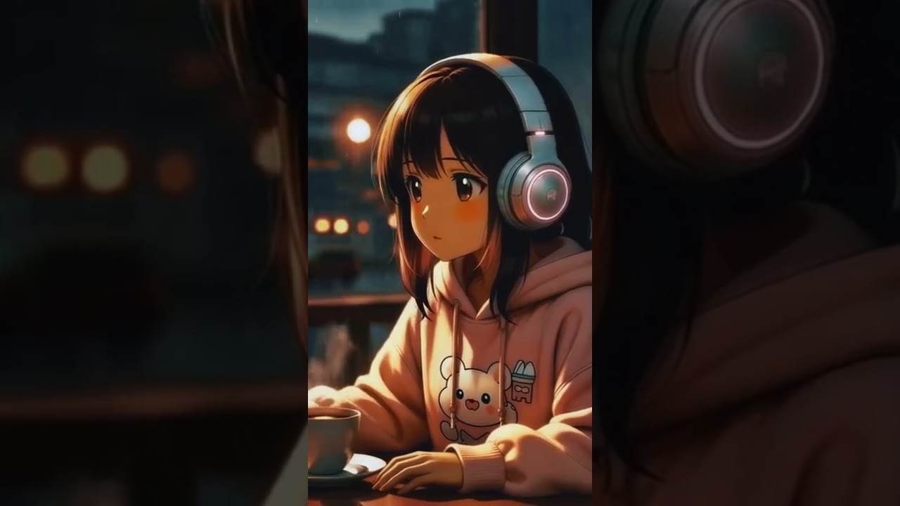 You found the perfect rainy cafe ☕🌧️ #lofi #cozy