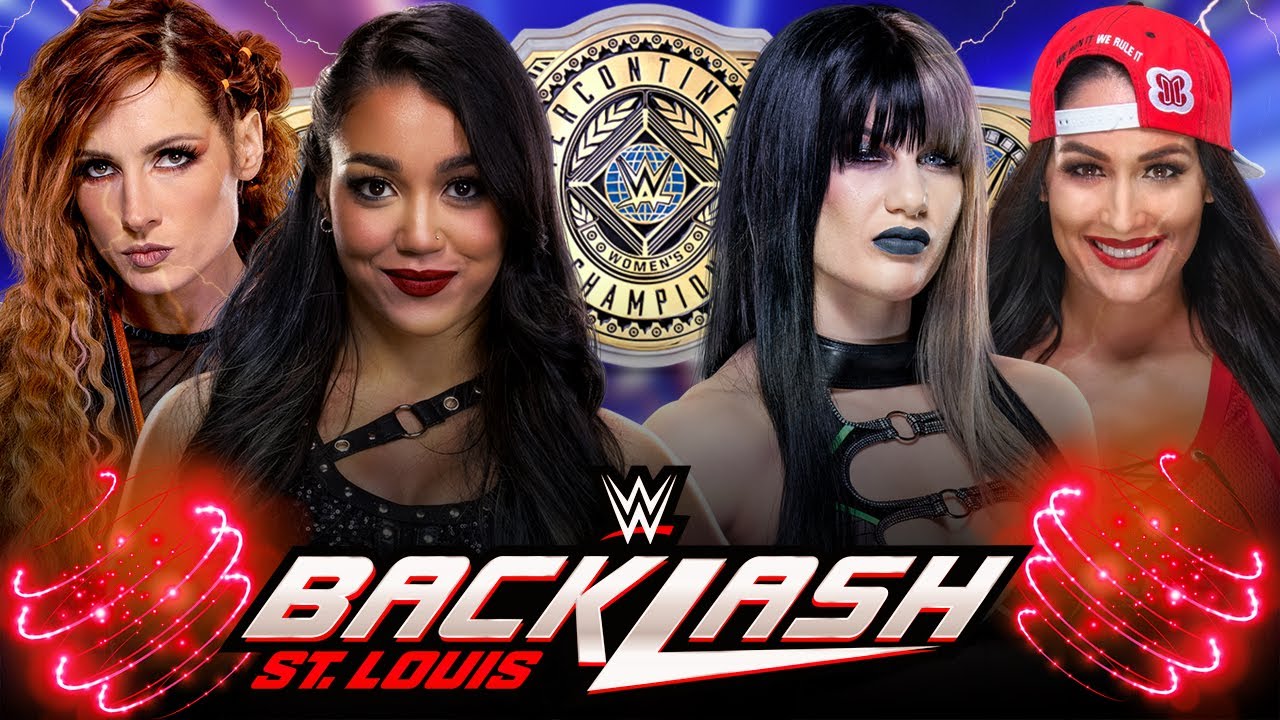 Becky Lynch VS Roxanne Perez VS Davenport VS Nikki Bella - IC Womens Champion (Backlash WWE 2K24)