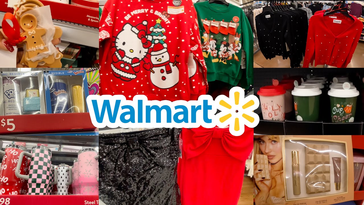 Walmart Christmas Shopping & Gift Sets ~ New Holiday Baking Items ~ Candles ~Clothes & More