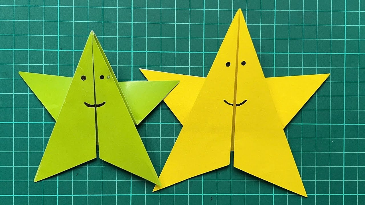 Origami - How To Make A STAR ⭐