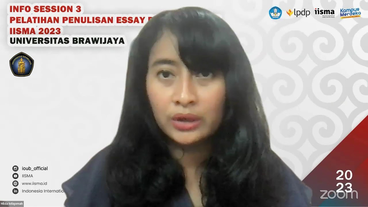 Info Session 3 - IISMA 2023: Pelatihan Penulisan Essay dan Interview
