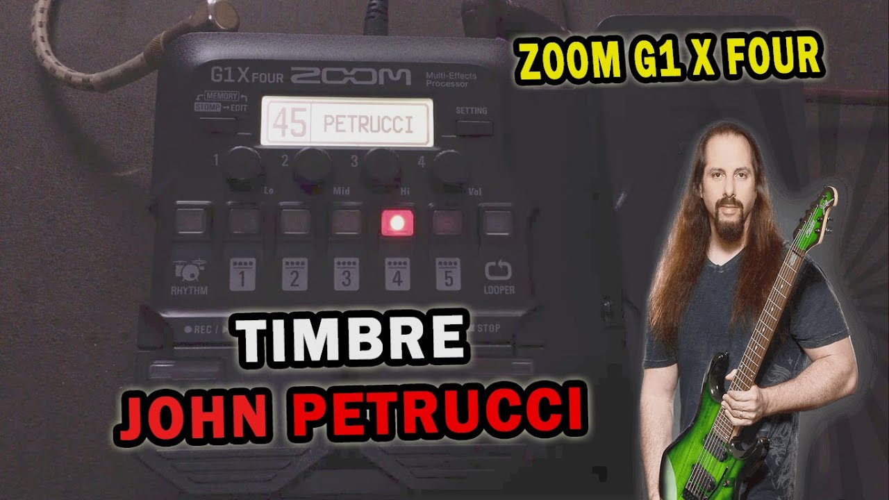 ZOOM G1 FOUR - Timbre John Petrucci - Montando do Zero Passo a Passo