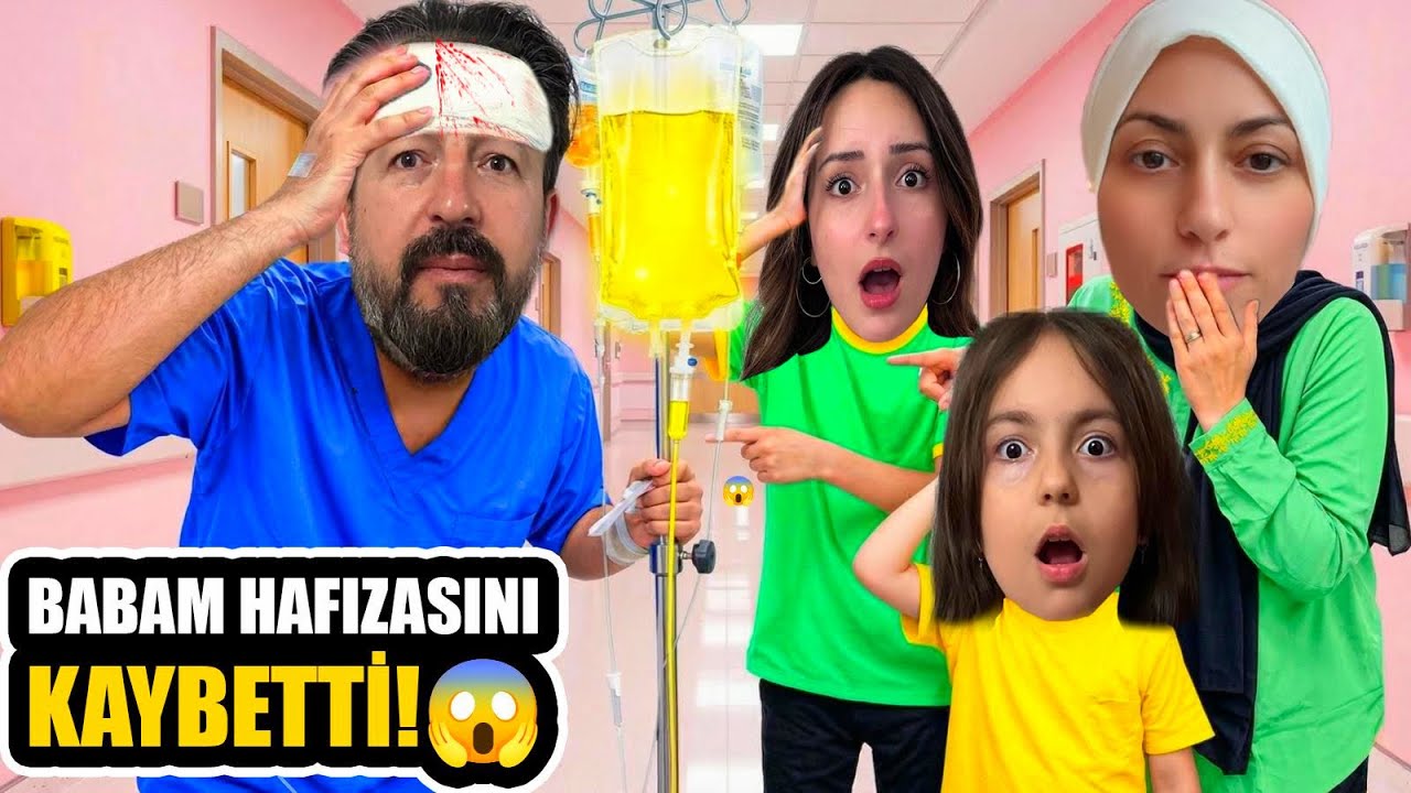 ZEYNEP VE HİRANUR BABAM KAFASININ ÜSTÜNE DÜŞTÜ HAFIZASINI KAYBETTİ !! 