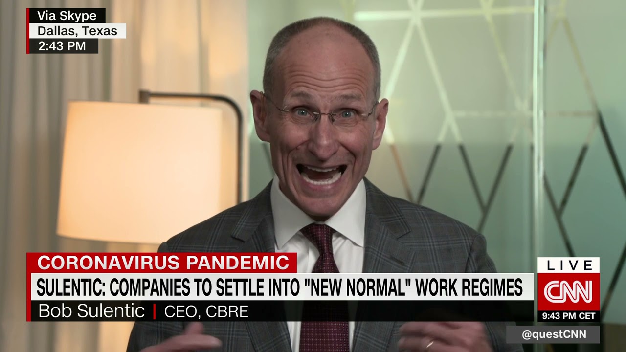 CBRE CEO on return to work