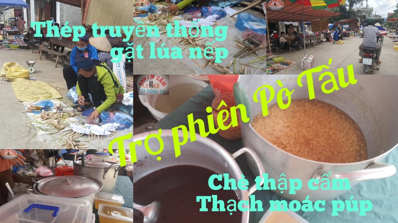 Chợ phiên Pò Tấu xã Chí Viễn huyện Trùng Khánh tỉnh Cao Bằng|văn hóa cuộc sống vùng cao|