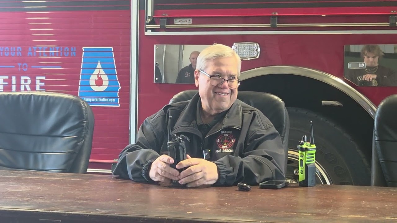 Oxford Fire Chief Gary Sparks receives final dispatch call before retirement 1/29/26