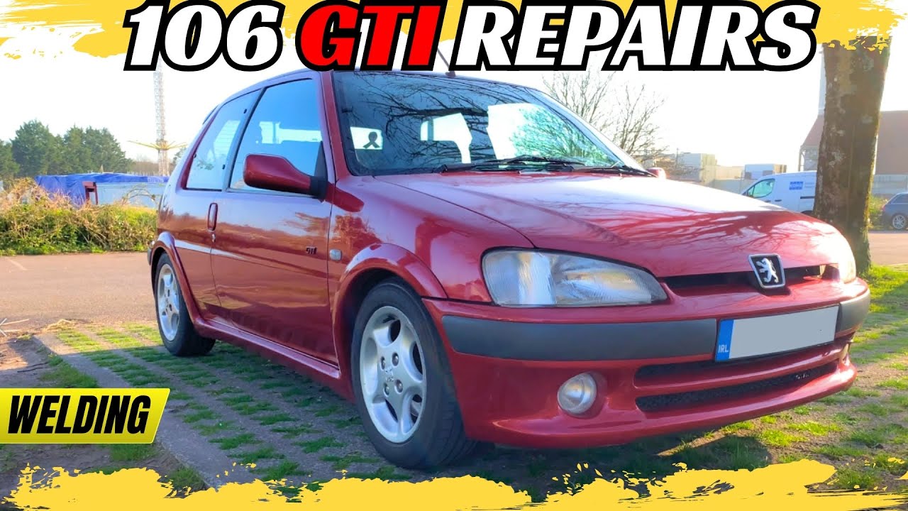 RUST & WELDING- 106 GTI Repairs Part 2
