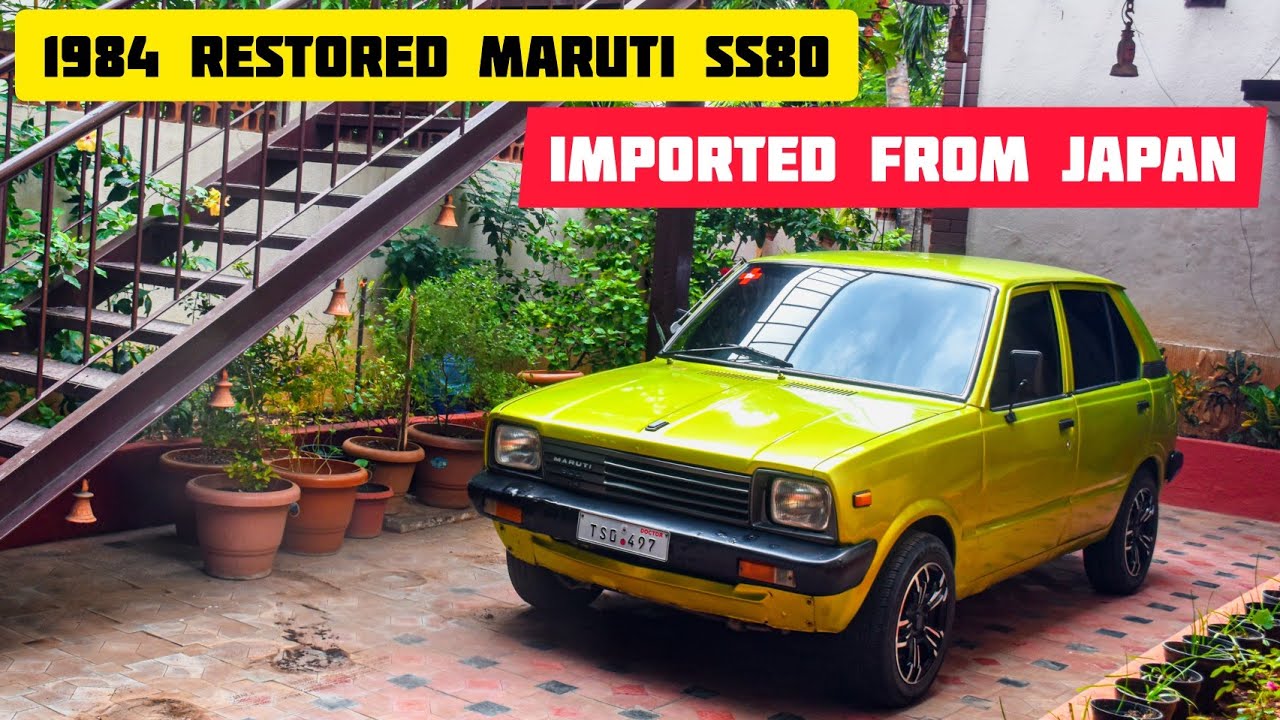1984 Japan Imported Maruti SS80 Vintage Car  😍 | Fully Restored 💥