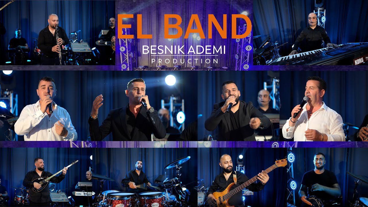 El Band - Kengë Popullore Live Show🎶 Besnik Ademi Production (Video 4k)