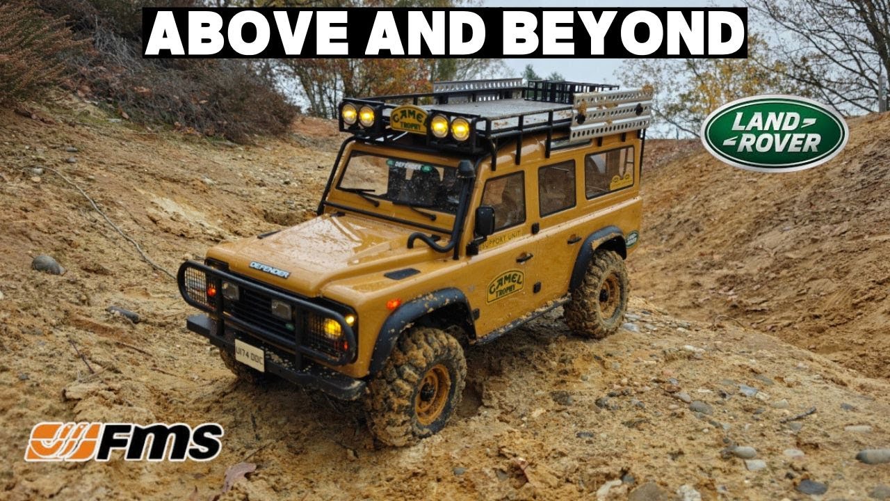FMS FCX 10 Land Rover Defender. Эта штука просто ВЗОРВАЛА МОЙ МОЗГ! Спасибо, FMS!