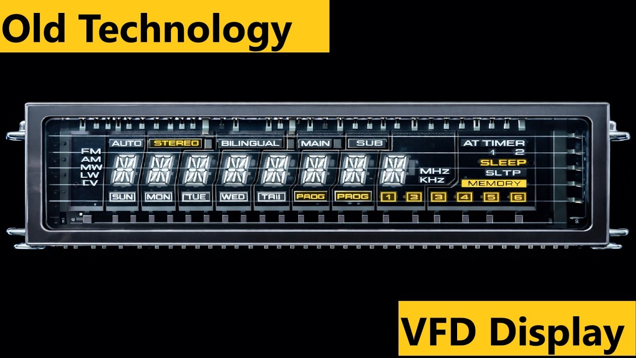 До появления ЖК- и OLED-дисплеев: удивительная технология вакуумно-флуоресцентных дисплеев (VFD)
