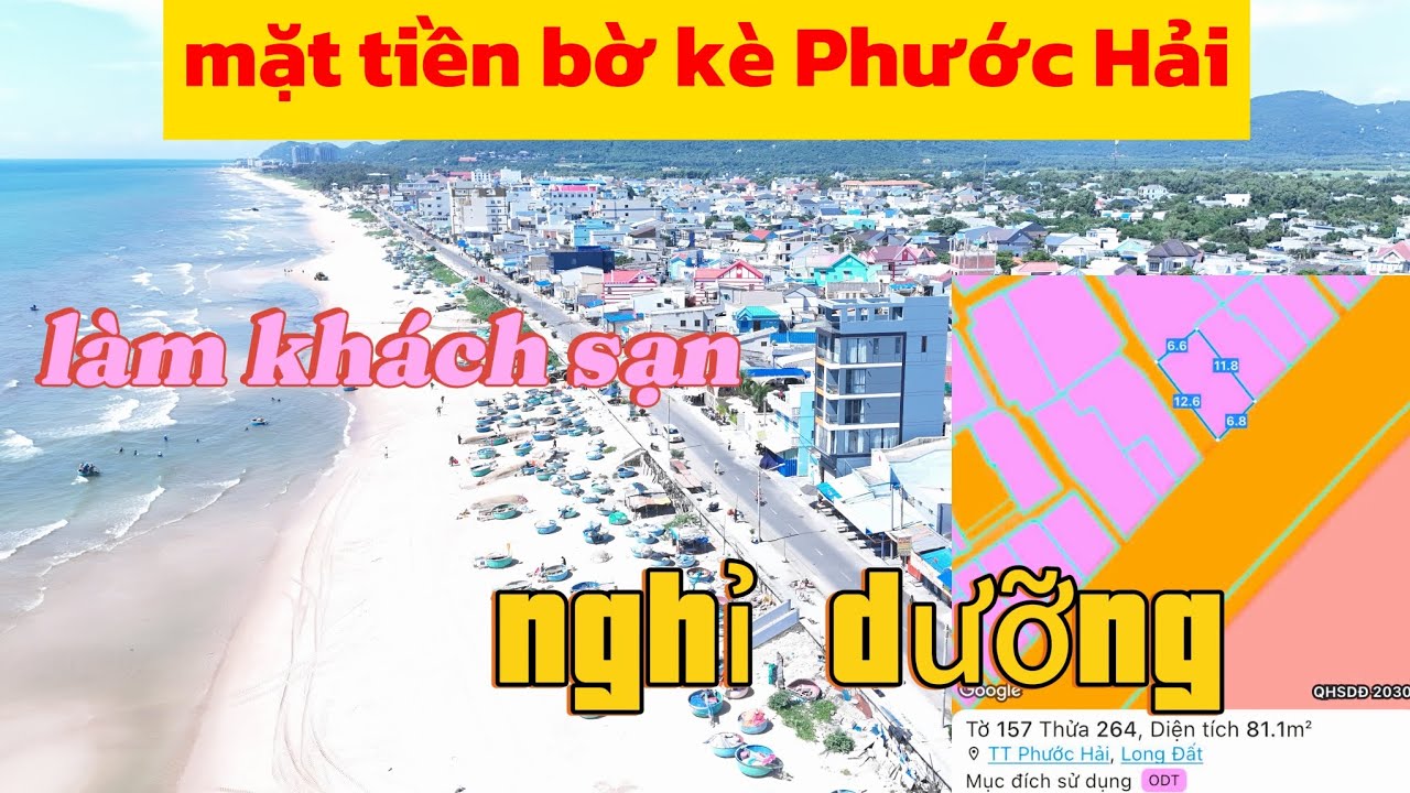 Siêu víp mặt tiền biển - 81m2 - xây khách sạn - làm nghỉ dưỡng