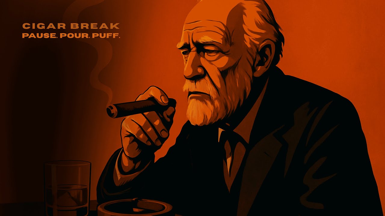Cigar Break | One Hour of Midnight Jazz Above the City