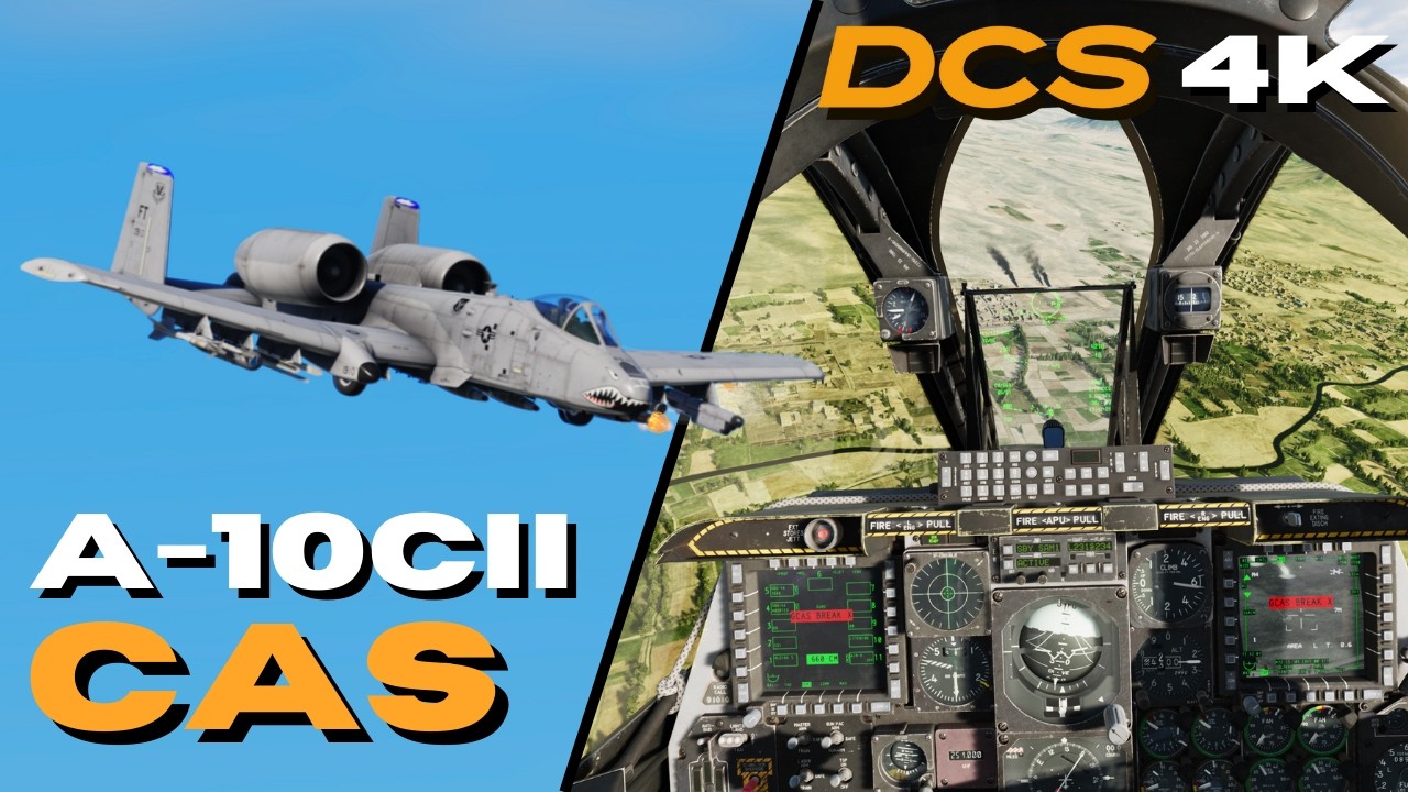 A-10CII Afghanistan Close Air Support | 4K 60FPS Amazing Graphics DCS World