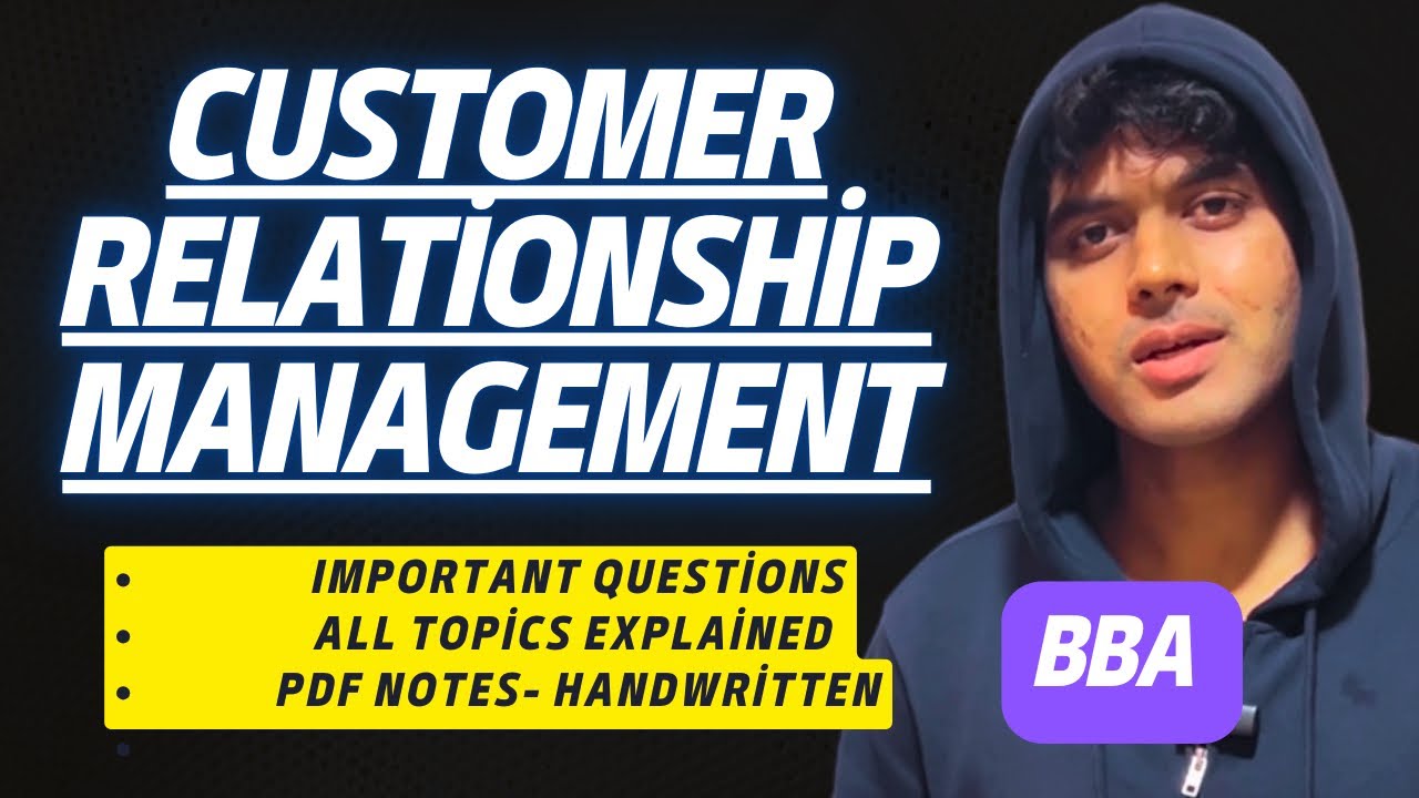 Customer Relationship Management For BBA 3rd Semester | Important Questions