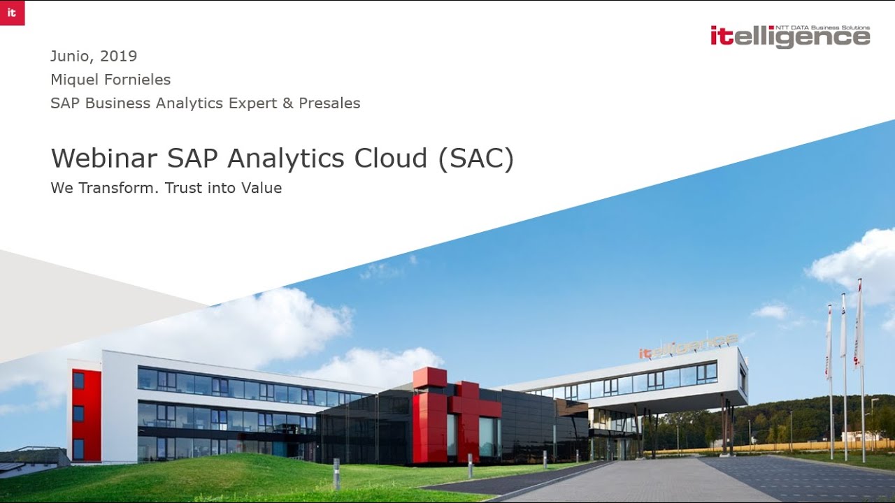 Webinar 1 SAC - Introducción a SAP Analytics Cloud