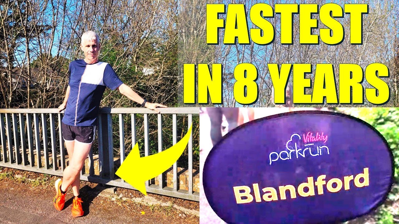 Blandford parkrun [] Full Course PoV [] Running my FASTEST PARKRUN since 2017 [] Fast UK parkrun