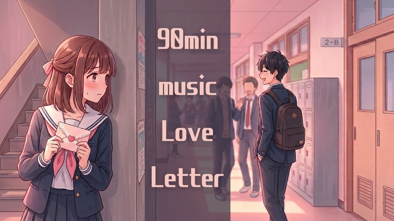 【90分】恋する女の子のかわいいPOPなBGM｜作業用・運動・長時間BGM