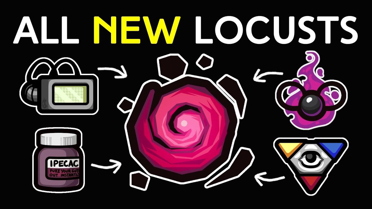 All NEW Locusts / Abyss Synergies In REPENTANCE+ (New Isaac DLC)