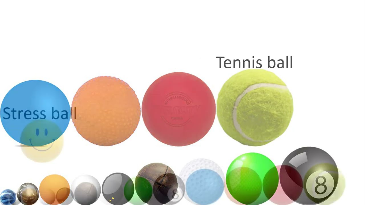 Balls Size Comparison (ft. 