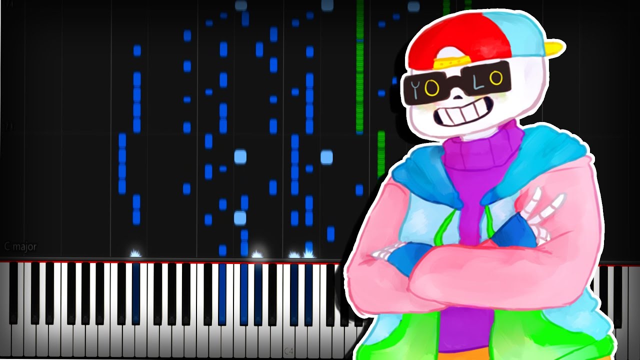 Underverse: Sweet Sweet Swagger (Fresh's Theme) ▶ Synthesia / Piano