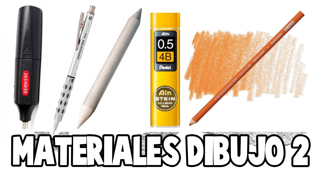 Materiales de Dibujo #2 - Lapices de Grafito y Color