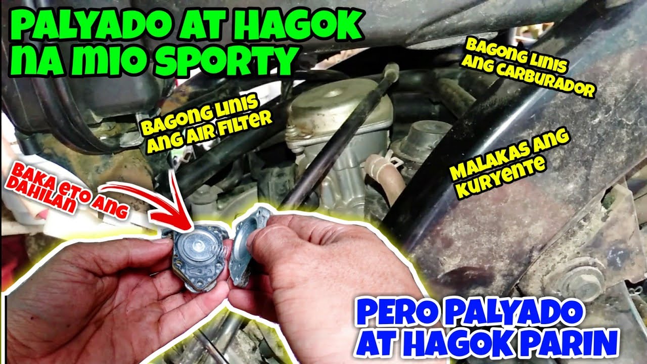 PALYADO AT HAGOK NA MIO SPORTY PAANO AYUSIN | BAKA ETO ANG PROBLEMA NG MOTOR MO | MASTER MOTO BASIC