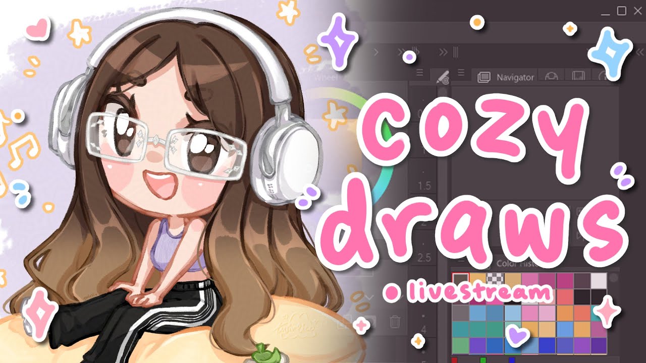 【 ART STREAM 】drawing chibi @grretchyy + yaps! 📚