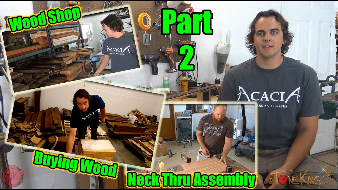 Acacia Guitars - Shop Tour, Buying Wood, First Cuts - Video 2 of 9