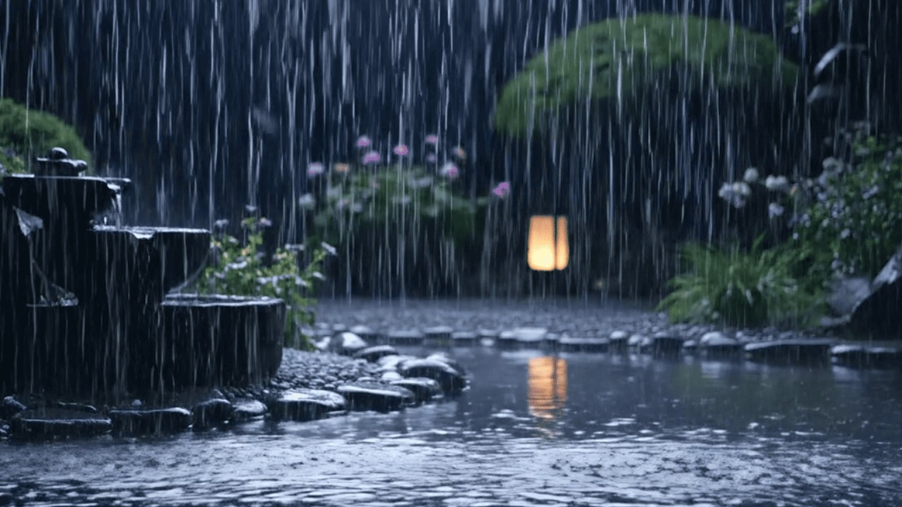 Calming Piano and Rain Ambience 🌿 Sleep Music to Reduce Anxiety and Stress
