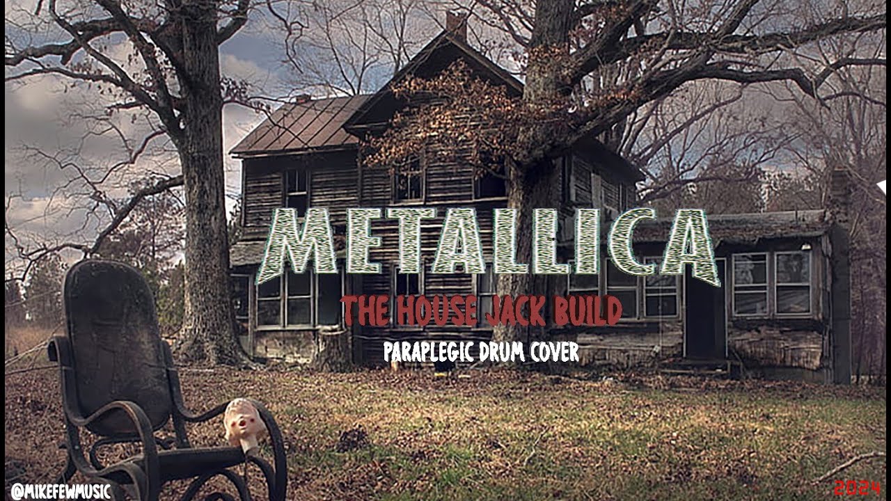 THE HOUSE JACK BUILD - METALLICA - Paraplegic Drum Cover @MikeFewMusic #load #metallica