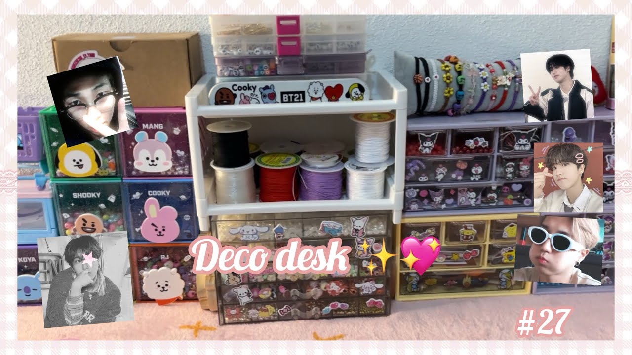 27. Organizando mi escritorio 🍥🩷💚