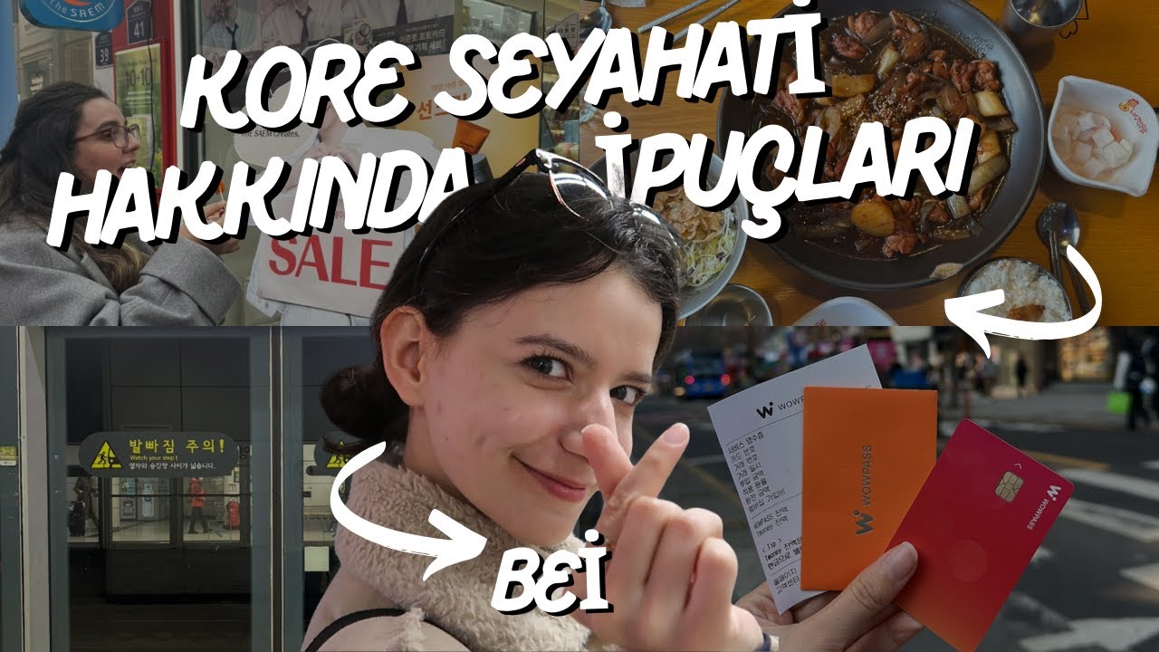 Kore’de Hayat Kurtaran Tüyolar! WOWPASS + Tek Kartla Seyahat Rehberi💳🇰🇷