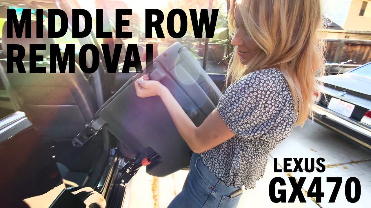 How to remove Lexus GX470 Middle Row Seats