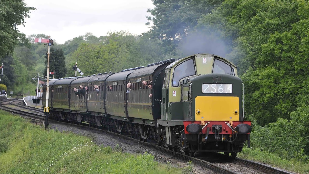 CLASS 17 CLAYTON D8568 AT WORK ON THE SEVERN VALLEY RAILWAY - 18th to 20th May 2017
