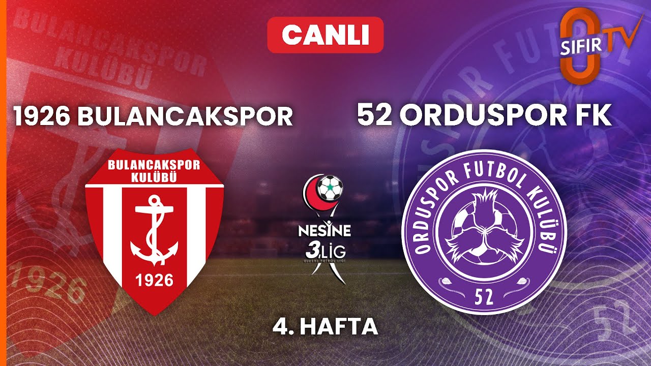 1926 Bulancakspor - 52 Orduspor FK