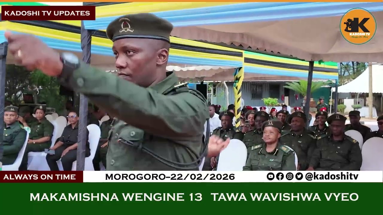 TAWA YAPATA MAKAMISHNA WAPYA 13! Maj.Gen Mstaafu Semfuko Awafunda 