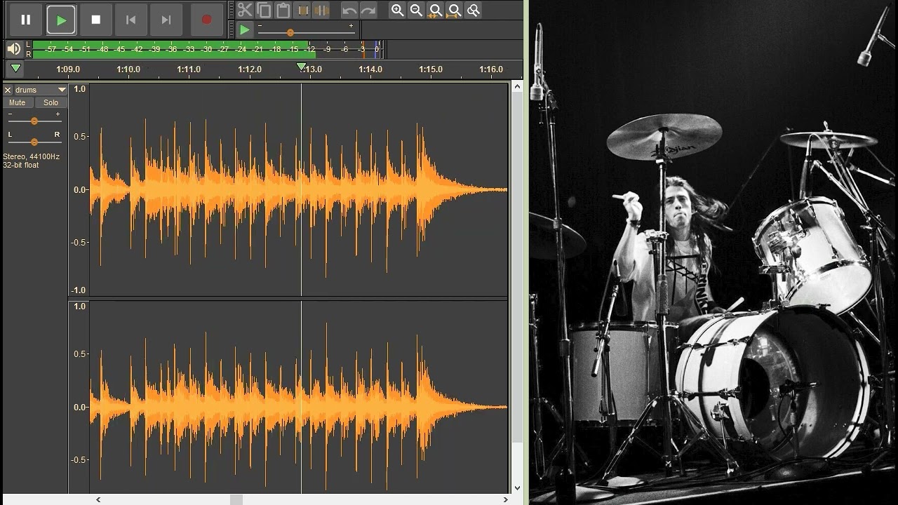Nirvana - Serve The Servants - drums only. Isolated drum track.