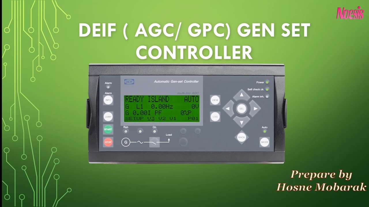 DEIF AGC GPC GEN SET CONTROLLER