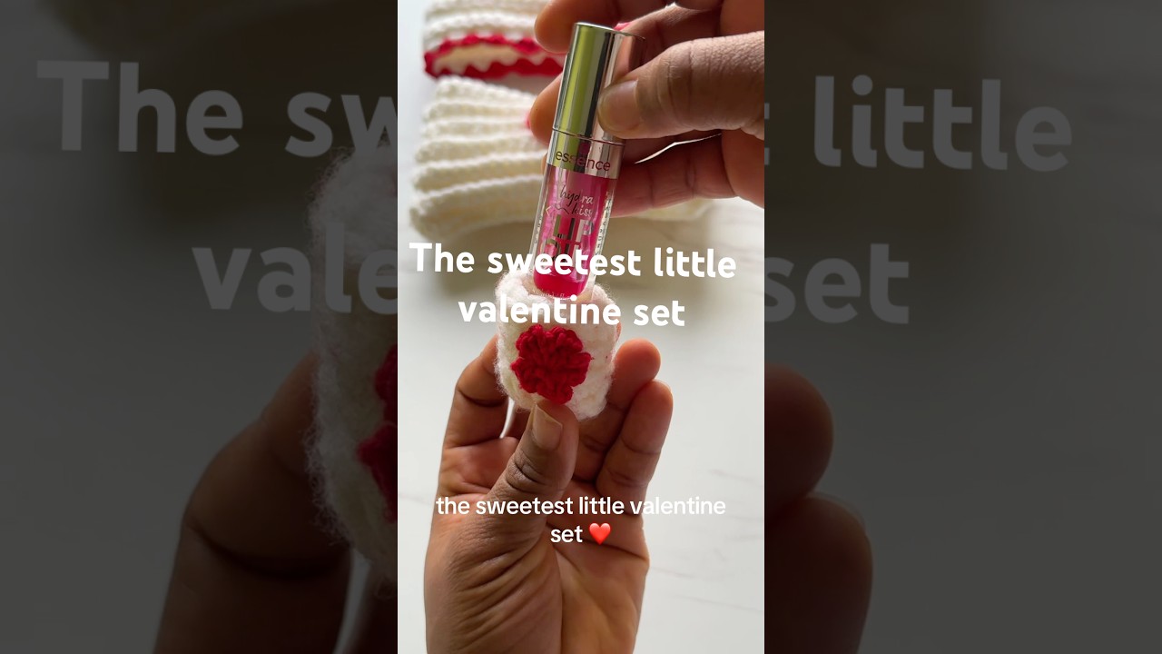 Handmade Crochet Valentine Gift Set | Cute & Easy Idea