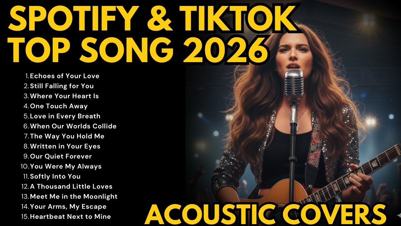 Top 100 English Love Songs 2025–2026 🎧 Acoustic Spotify Hits & TikTok Viral Heartbreak