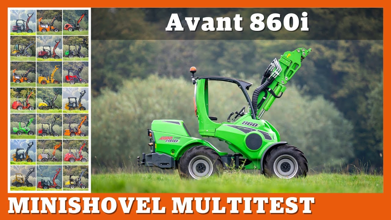Minishovel Multitest: Avant 860i