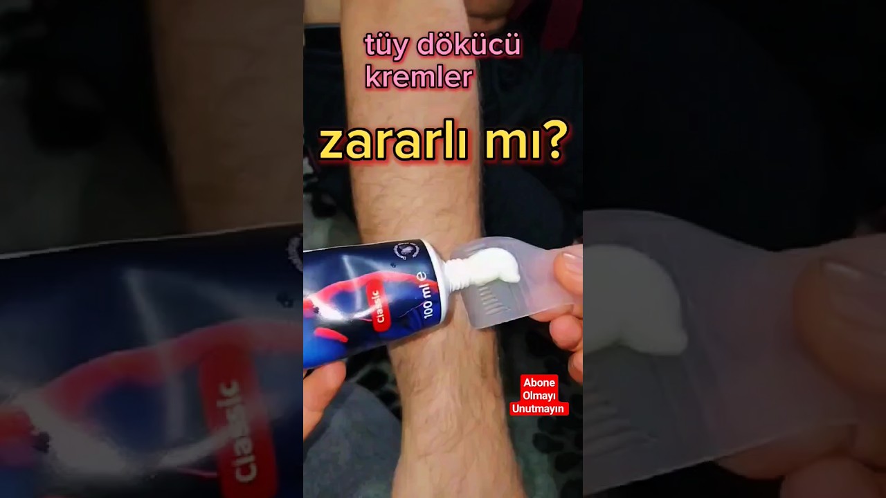 t&uuml;y d&ouml;k&uuml;c&uuml; kremler zararlı mı???     #ciltbakımı #armpit #asmrvideo #shorts_video