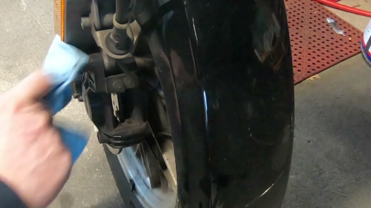 1983 BMW R65 Brake Pad Change