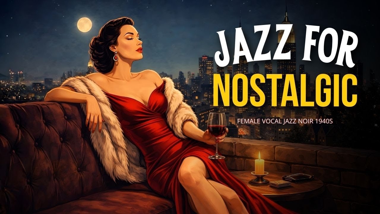 Sensual 1940s Jazz Noir – Sultry Female Jazz Vocals • Femme Fatale Love & Late-Night Desire 💋🌙🔥