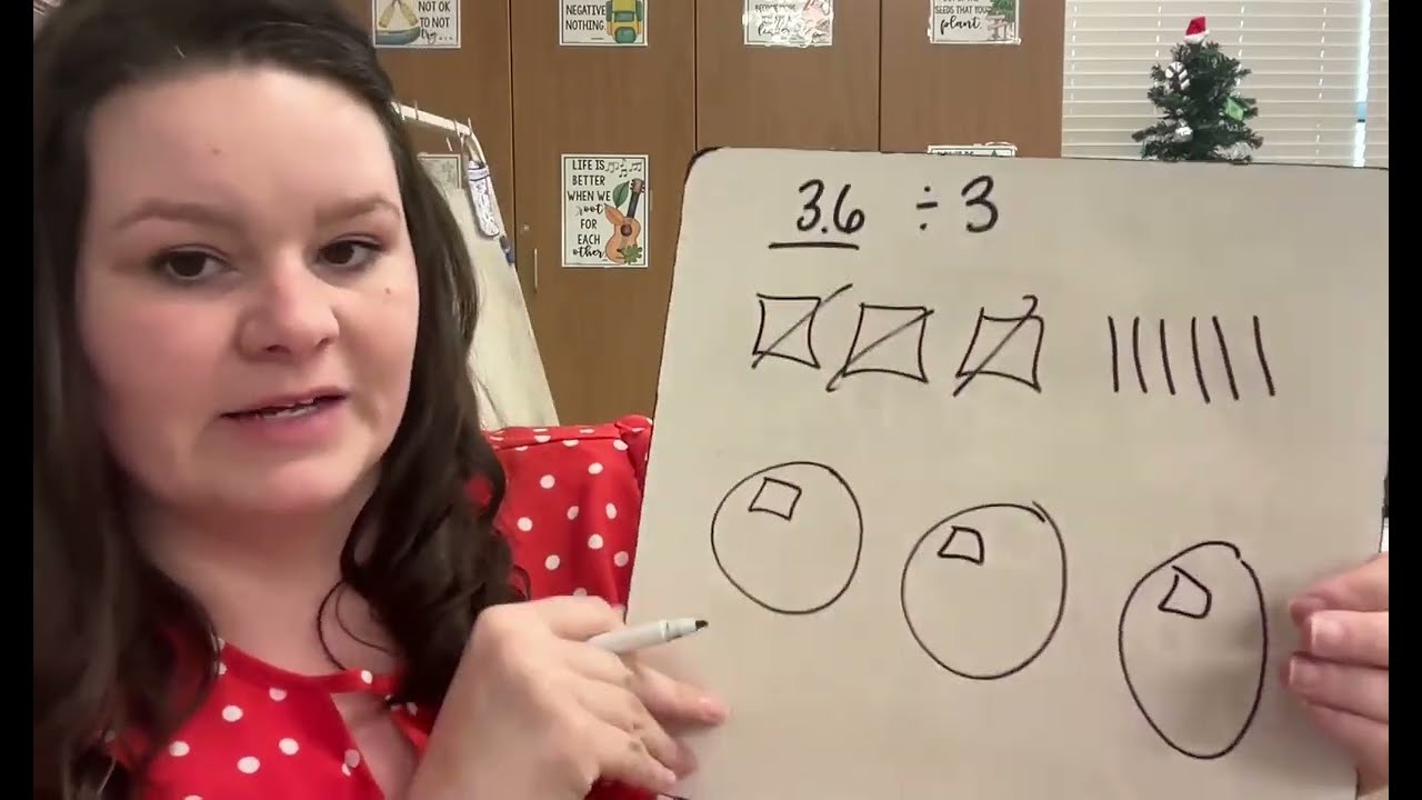 5th Grade Math Dividing Decimals with Base Ten Models