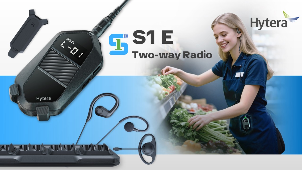 Hytera S1E | Le talkie‑walkie ultra compact des pros