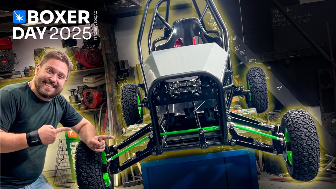 AJUSTANDO a suspensão do KART CROSS de 400cc Ep - 47