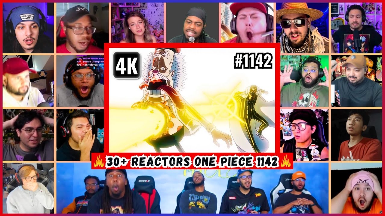 🔥🔥30+ Reactors One Piece Episode 1142 Mega Reaction Mashup -One Piece Latest Episode Reaction Mashup