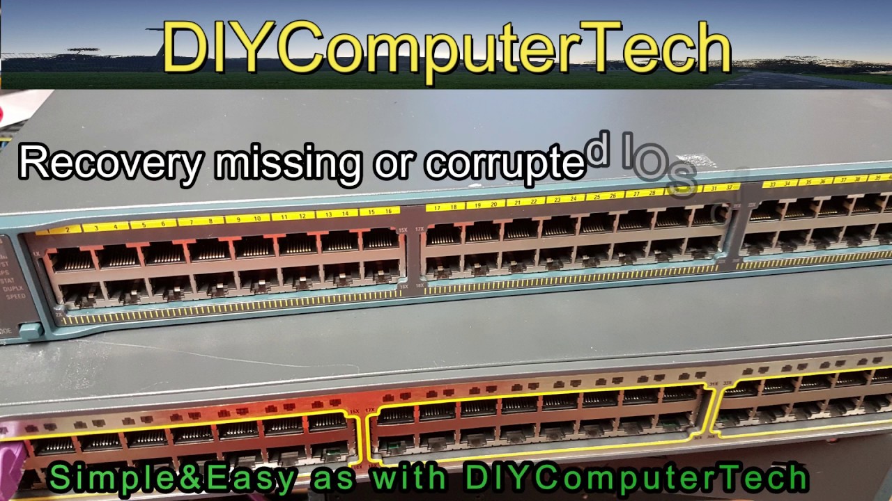 Recovery Cisco IOS switch from corrupted IOS or Missing from ROMmon Mode